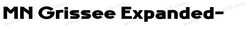 MN Grissee Expanded字体转换